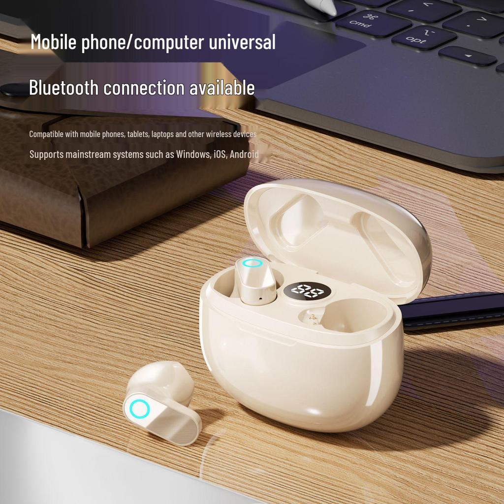 B-20 New Style Short Handle Noise-Cancelling Bluetooth Earphones: High-Quality Sound, Long Battery Life, Comfortable Fit.