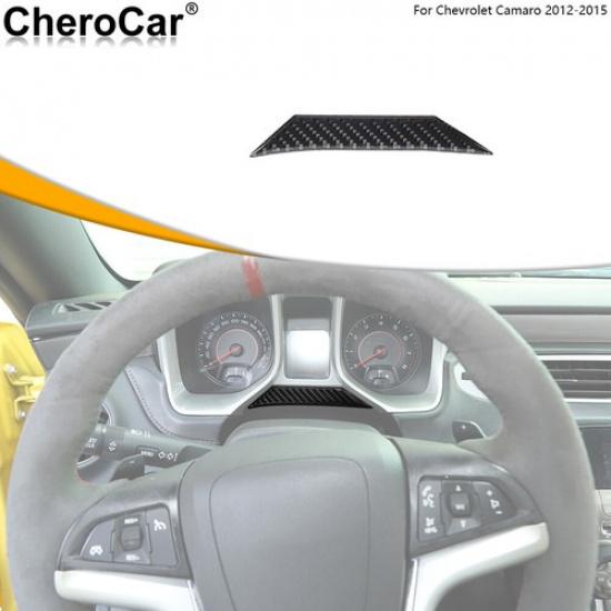Dashboard Lower Decor Sticker Cover Trim Carbon Fiber For 2012-2015 Chevy Camaro