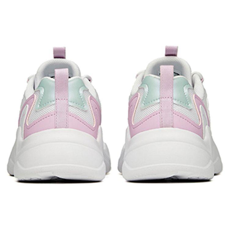 Anta Lifestyle Series Mesh Dad Shoes Women Sneaker Pink Purple Red 922118823-3