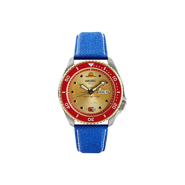 

SEIKO SEIKO5 Mechanical Movement Leather Strap Watch Men s Watches Red Watch Dial SRPF60K1 Gold Dial SRPF60K1