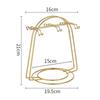 Modern Tea Cup and Saucer Display Rack Durable with Hook Cup Holder Cup Rack for