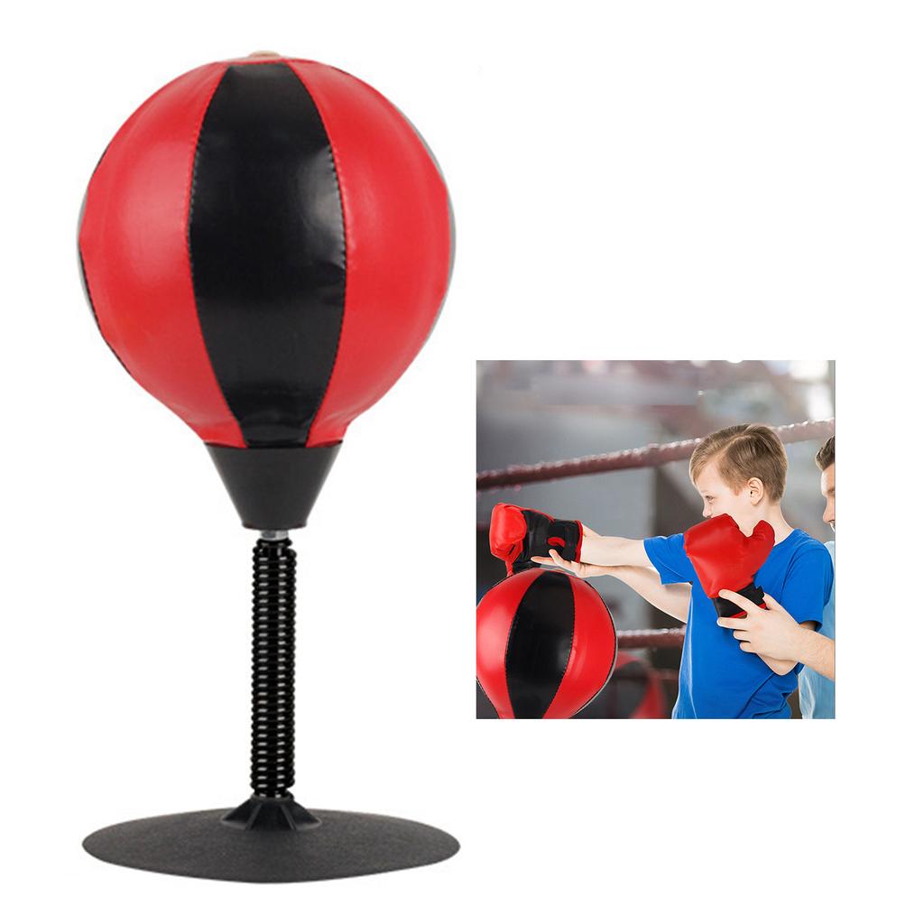Kids Punching Bag Improve Coordination Desktop Boxing Bag Toy with Suction Cup