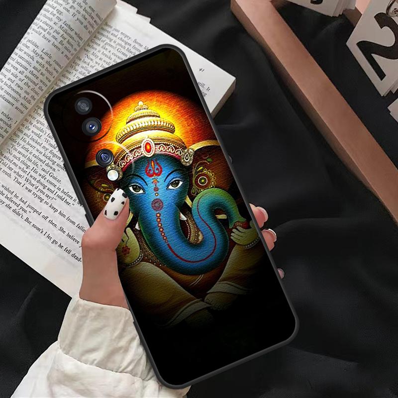 Ganesh Elephant God For Honor Magic 5 6 7 8 Pro Case For Honor 200 400 70 90 Lite X8c X8b X9a X9b X9c X9d Win RT