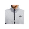 Nike Solid Color Brand Logo Zip-Up Jacket Women Jackets Gray CW4297-063