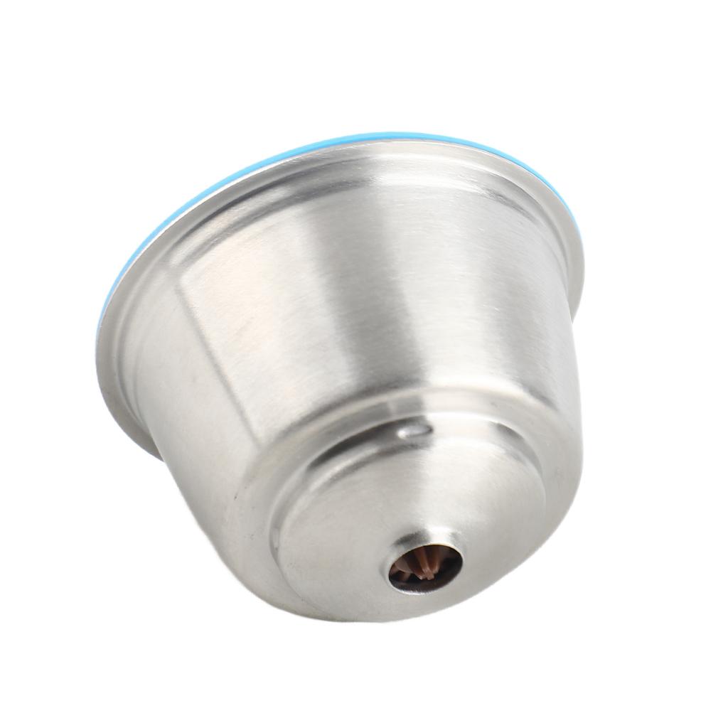 Refillable Coffee Capsules Stainless Steel Coffee Maker Pod Filters Cup 0.35oz Capacity for Dolce Gusto EDG466 EDG606