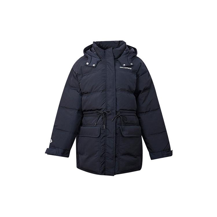 (WMNS) Converse Mid Down Jacket Asia Sizing  Black  Women s 10021994-A01 S