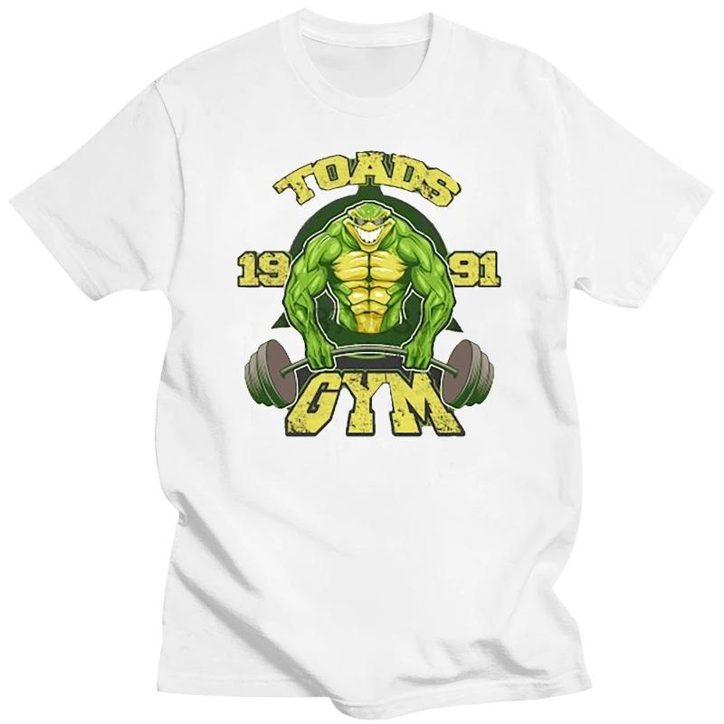 Мужская футболка Toads Gym   Battletoads   Женская футболка Футболка топы манга винтажная аниме одежда оверсайз футболка мужская одежда 4XL