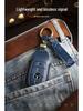Retro Leather Key Bag for Mercedes-Benz - Premium Handmade Cowhide Cover