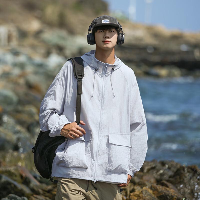 Longchan Unisex Lightweight Water-Repellent Sun Protection Jacket