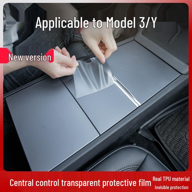 Tesla Model Y & 3 Center Console & Navigation Interior Film Set