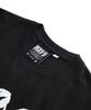 MAINBOOTH [Kiss] Four Face Oversized T-Shirt (Black)