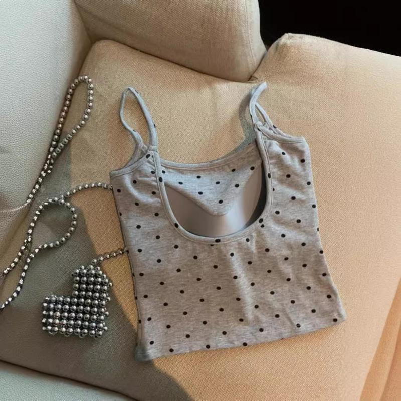 Cotton Pure Sweet Spice Sexy Backless Waist Slimming Halter Vest Women with Breast Cushion Yoga Dress