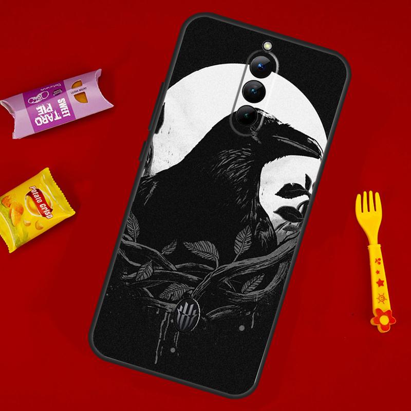 

Чохол для телефону на Хелловін Ворон Для ZTE Nubia Red Magic 11 Pro Plus 10 10S 9 9S 8 8S 6S 7S 6 7 Pro 10 Air Cover Red Magic 6s Pro