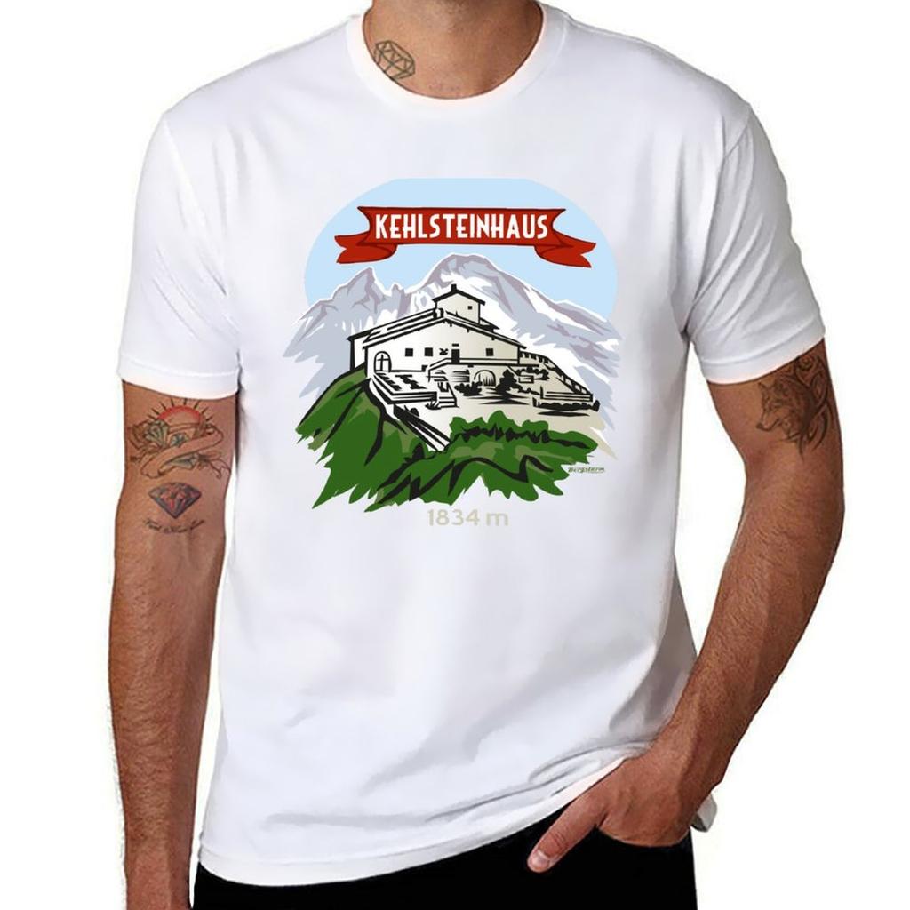 Kehlsteinhaus Orelí hnízdo Berchtesgaden Kehlstein Bavorsko Tričko pánské tričko bavlna anime tričko Tričko