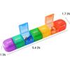 7 Days Weekly Pillbox Tablet Holder Medicine Storage Case Drug Container Pill Organizer Weekly Capsule Pill Box Organizer