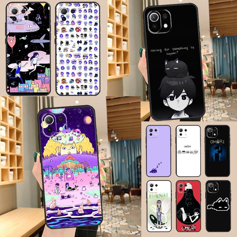 Omori Case For POCO F5 X3 X5 Pro F3 F4 GT M5s C40 Back Cover For Xiaomi 13 12 Lite 11T 12T Pro 12X
