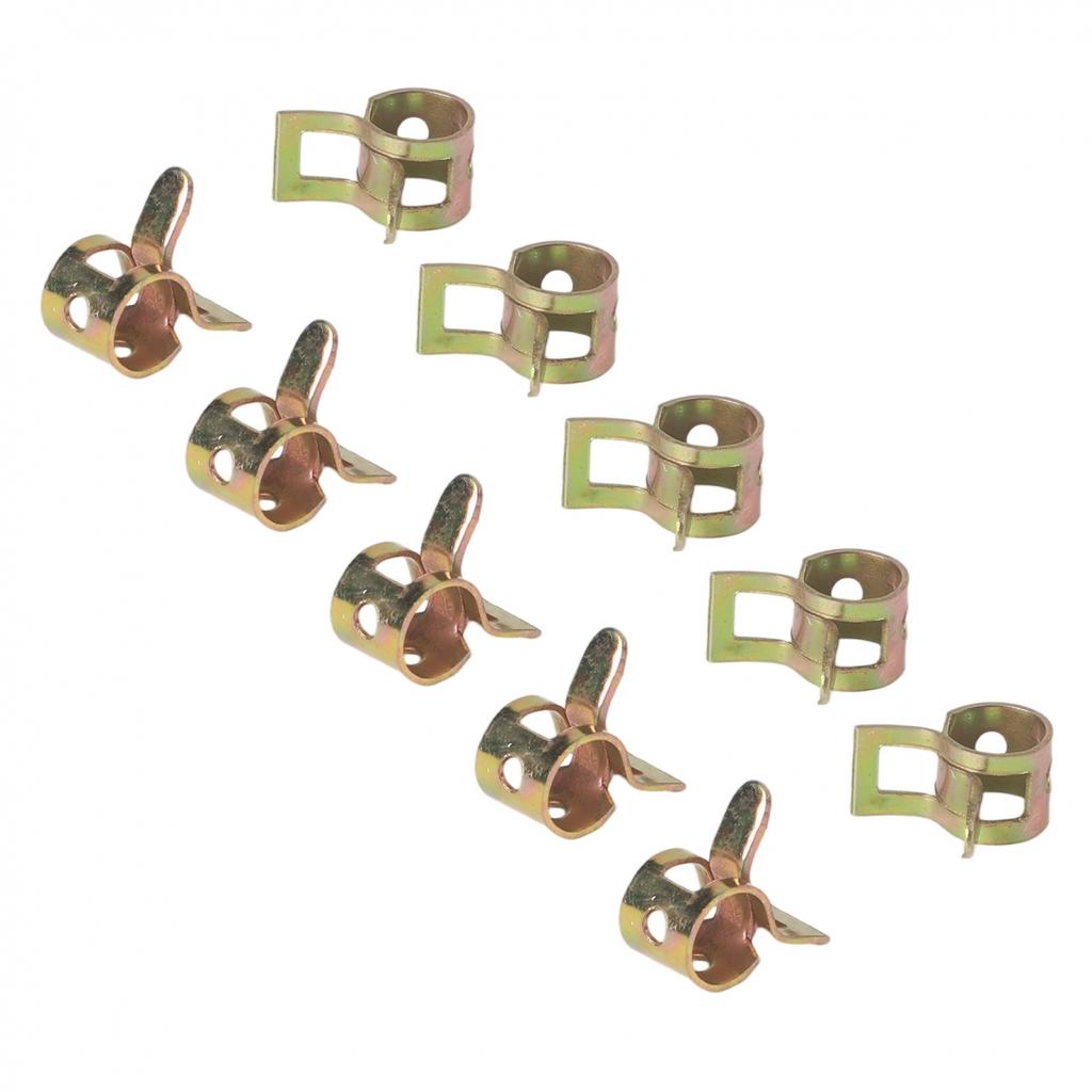 Spring Clips for Fuel Lines and Water Pipes Pack of 10 Reusable Option
