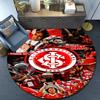 Intercontinental Football Crest Round Rug for Livingroom,Bedroom, Palyroom, Chair Rug, Area rug, Circle Carpet, Large Size Fan Christmas gift