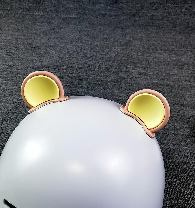 Electric Car Helmet Bear Ears Decoration Cute Eyes Personalized Horns Antlers Battery Motorcycle Modification Accessories
