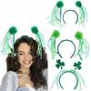 Green Tiaras/ Magic Wand Saint Patricks Day Headband Adult Carnivals Headband