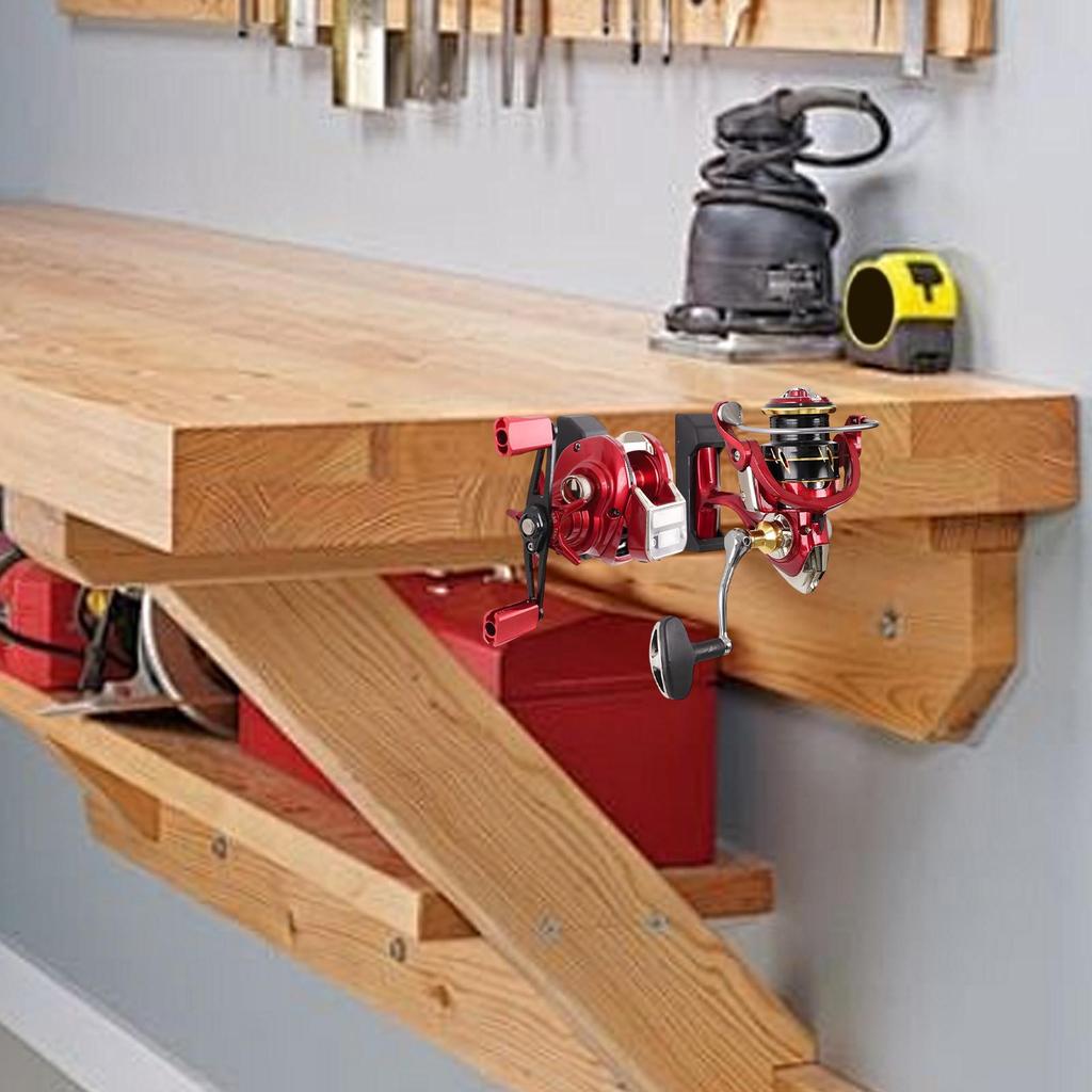 New Fishing Reel Bracket Wall Mount Fishing Reel Rack SpinningReel Display Stand Holder For Organizing Your Fishing Gear