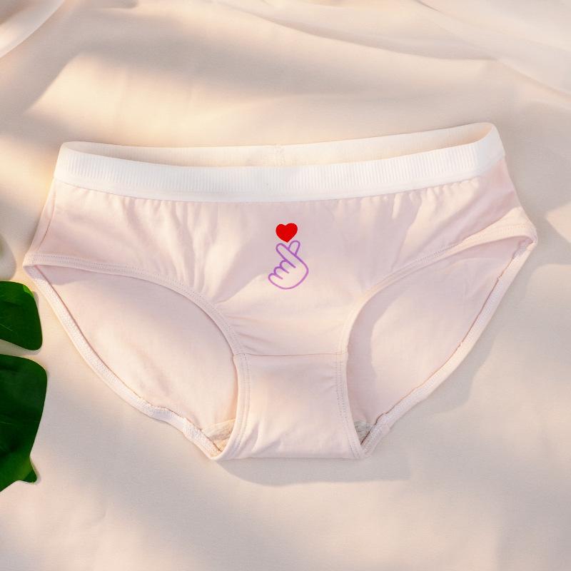 Dámské bavlněné spodní prádlo Slim Fit bavlněné trojúhelníkové spodní prádlo Jednoduché prodyšné spodní prádlo