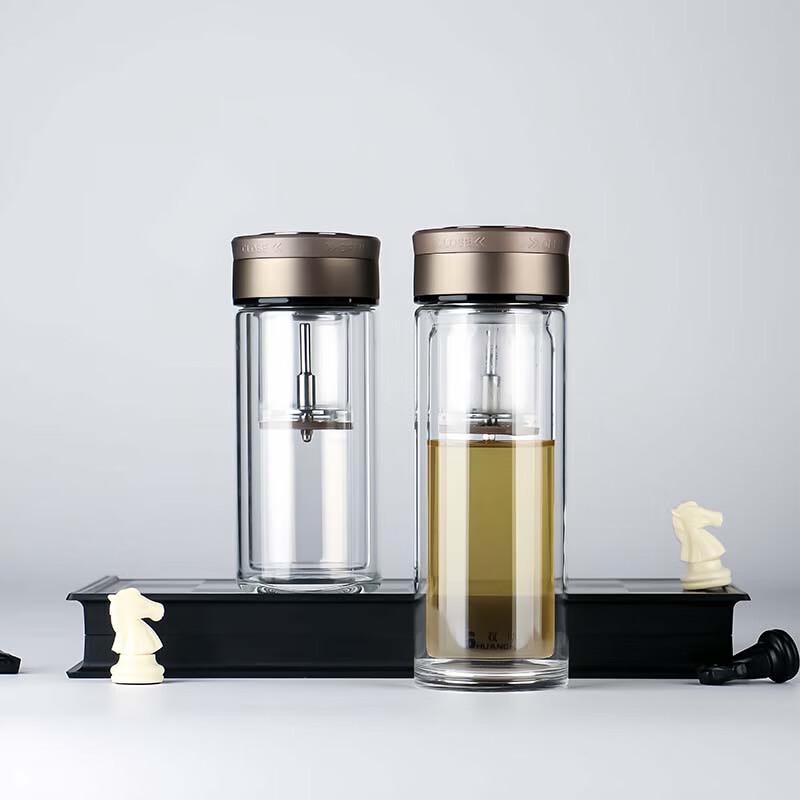 Shuanghan SH-2585 Double-Layer Insulated Tea Infuser Cup 300ML