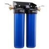 Système d'eau déminéralisée pour lavage de voiture, Système d'eau de lavage de voiture sans traces avec 2 x 4L de résine DI, Vanne de dérivation et testeur TDS, Filtre à eau déminéralisée sans traces