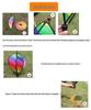 Rainbow Hot Air Balloon Wind Spinner: Rotating Seven-Color Garden Pinwheel with Sequins for Outdoor Decoration