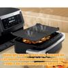 Nonstick Air Fryers Silicone Splatter Shield with Enhancing Airflows Design Reusable Dishwasher Safe Kitchen Supplies