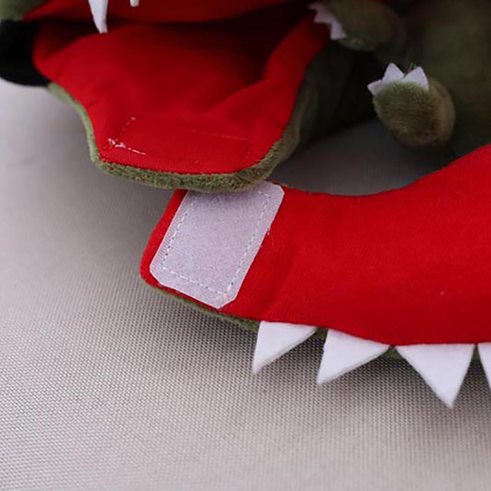 Green Headgear Dinosaur Adult Plush Shark Hat Creative Plush Dinosaur Hat Headdress
