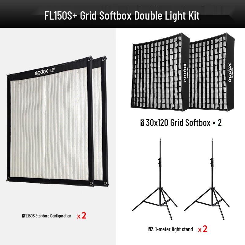Godox FL150S Bi-Color LED Video Light Kit