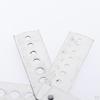Metal Diamond Gem Measuring Fan 6-8