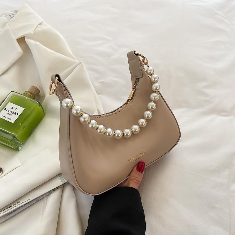 Summer Women Shoulder Bag Fashion Leisure Chain Crossbody Underarm Bags Premium Texture Soft PU Leather Handbag Female