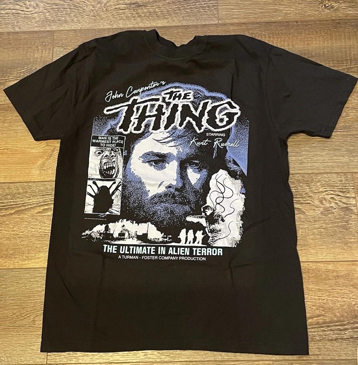 

The THING 1982 - Horror Movie Rare Promo Graphic Tee T-Shirt Top Mens T-Shirt Tee Top Unisex 4XL