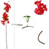 Lifelike Polyester Artificial Bougainvillea UV Resistant DIY Decoration Simulated Bougainvillea Fake Flowers Home Table Decor