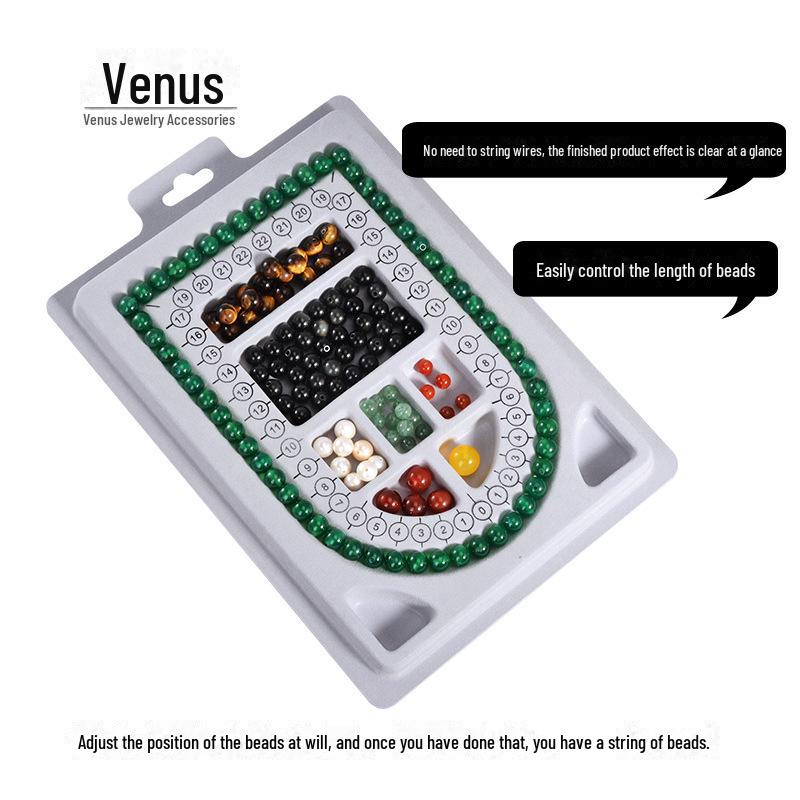 Sortierte Beflockte Schmuck-Präsentations- und Design-Tabletts für DIY-Armbänder und Halsketten