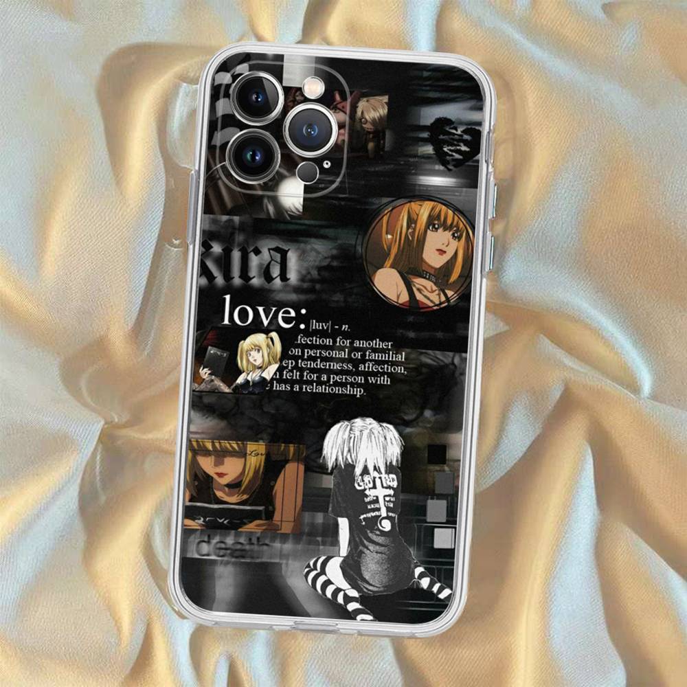 Anime Death Note Phone Case For iPhone 17 16 15 Plus X 14 11 12 13 Mini Pro Max Mobile Case