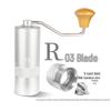 Compact Hand Crank Coffee Bean Grinder - Portable Manual Coffee Tool for Home