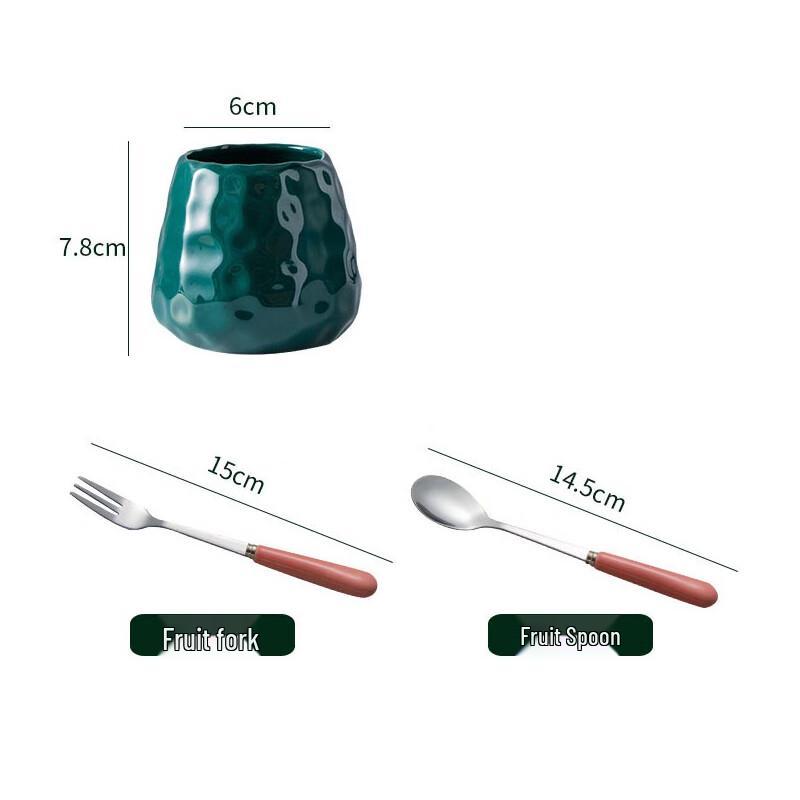 Homeglen Nordic Stainless Steel Fruit Fork Set