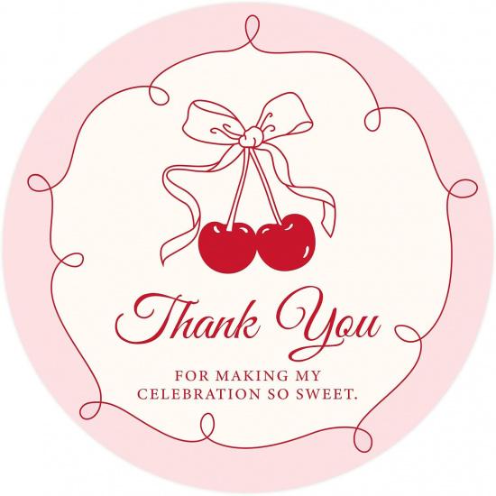 Whaline 100Pcs Baby Shower Clothes Thank You Stickers 2 Inch Cute Blue Clothes Round Adhesive Label Decals for Boy Birthday Party Decorations