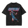 Hot Sale Anime Crazy Invincible Graphic Print Tshirt Vintage Washed Harajuku Y2k Fashion Summer Tee Hip Hop Streetwear Tshirt