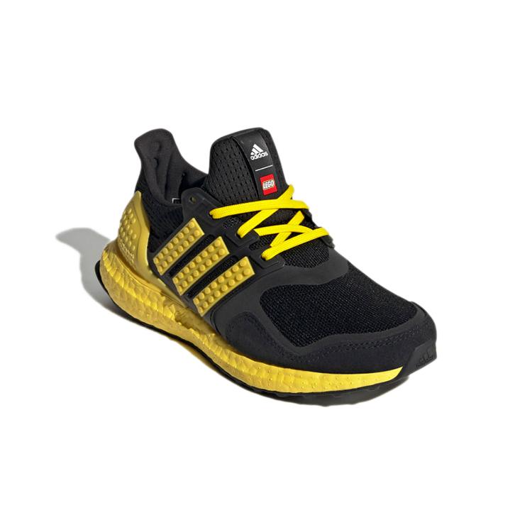 New LEGO x Adidas ULT J Slip Resistant Cushioning Low Top Kids' Running Shoes Lemon Teenagers GX2548