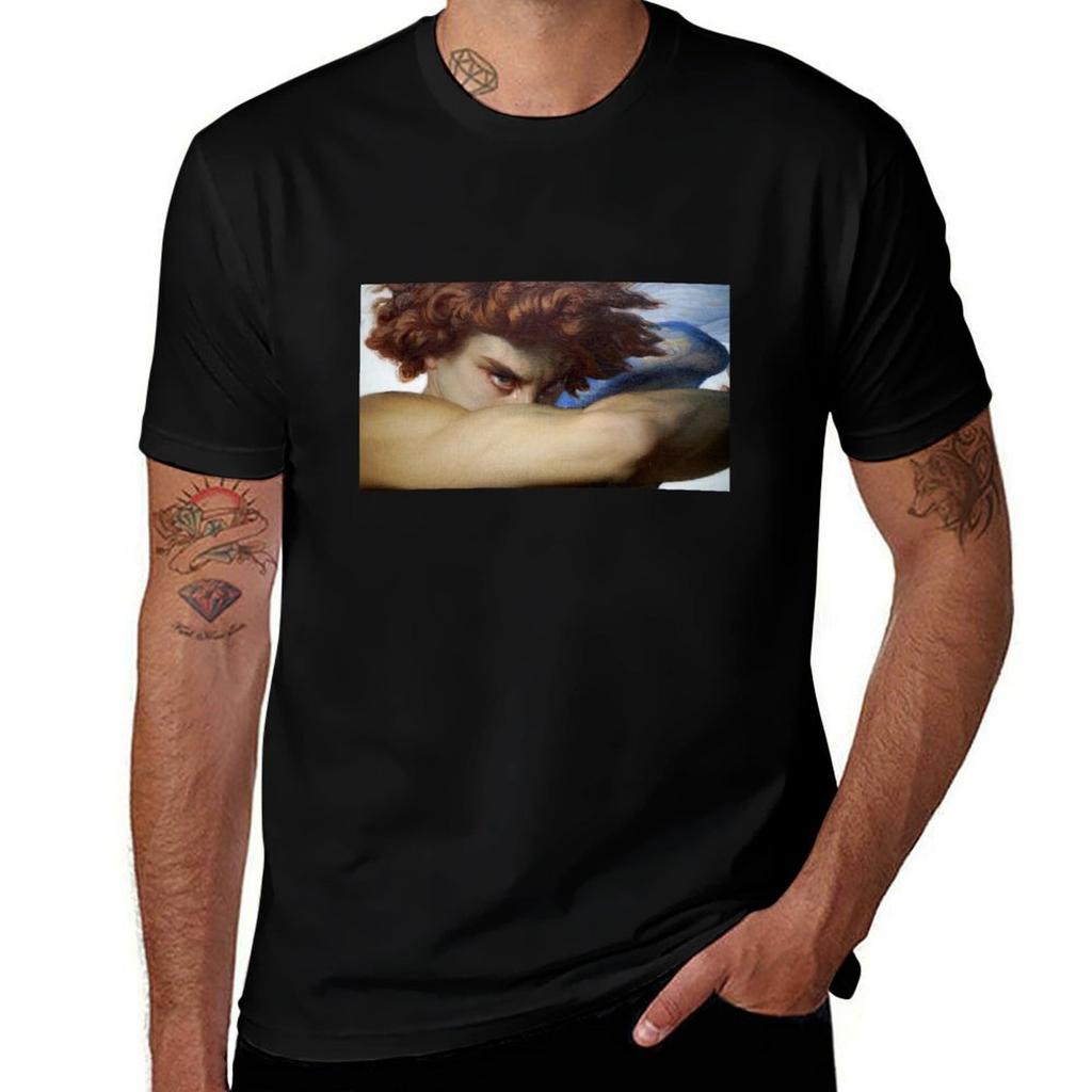 Fallen Angel (Detail) TShirt Summer Print Short Sleeve Tee TShirt