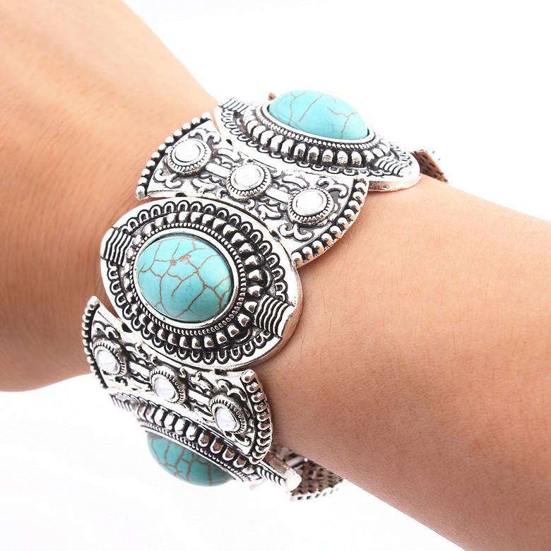Style Bohemian Turquoise Bracelets Women Hand Jewelry Fashion Gifts Elegant