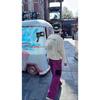 ROADVIBE Waffle Manica Lunga Paly T-shirt Vintage Casual Oversize per Uomo