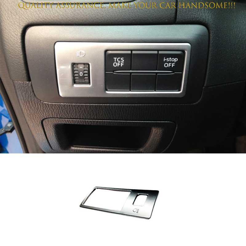For Mazda CX-5 2013-2015 Matte Silver Driver s Side Dash Control Cover Trim 1PCS