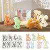 1set Bunny Silicone Molds, DIY Candle Making, Gypsum Casting, Resin Jewelry Crafting, Silicone Molds for Crystal Epoxy Resin
