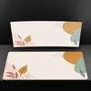 HD Printing Minimalist Desk Mat Abstract Art Design MousePad Non-Slip Rubber Base Mouse Mats for Office Laptop Modern Boho Leave