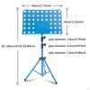 Music Sheet Stand, Adjustable Height Easy Setup Stable Note Holder Book Stand